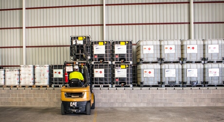 ADR storage at Grupo Marítima Sureste's central facilities.