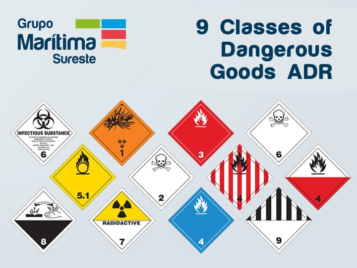 Class Of Dangerous Goods Chart