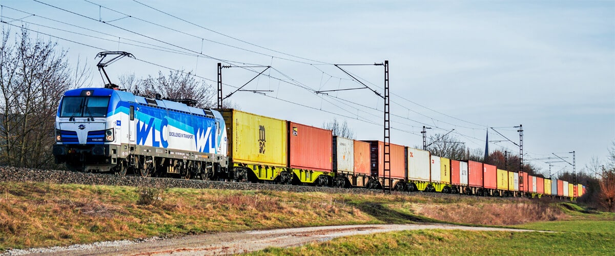 International rail freight transport by train