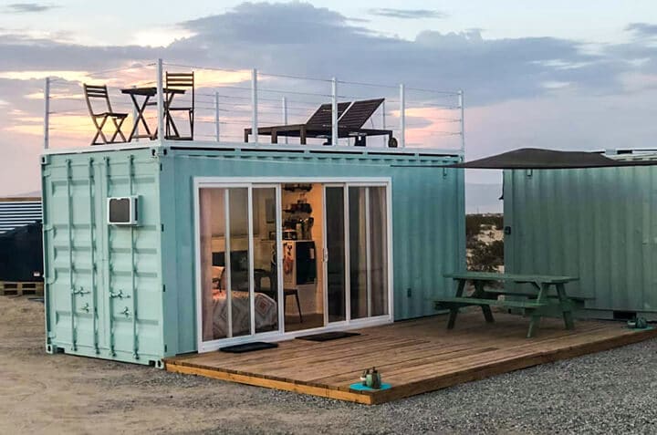 House made from a used 20-foot shipping container - Shipping Containers