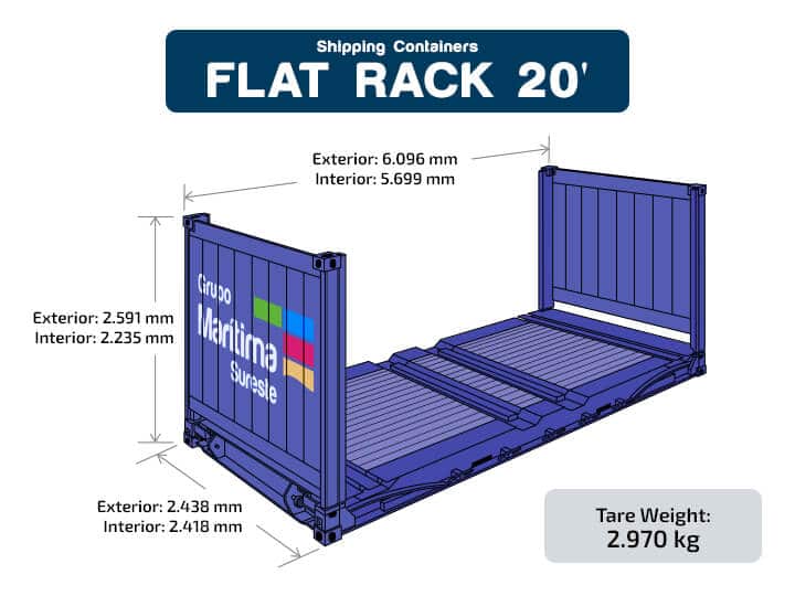 Leopard Benutzerdefiniert hell 20 flat rack container dimensions Tahiti ...