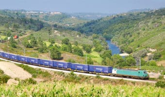 Transporte internacional de mercancías en tren Murcia Reino Unido